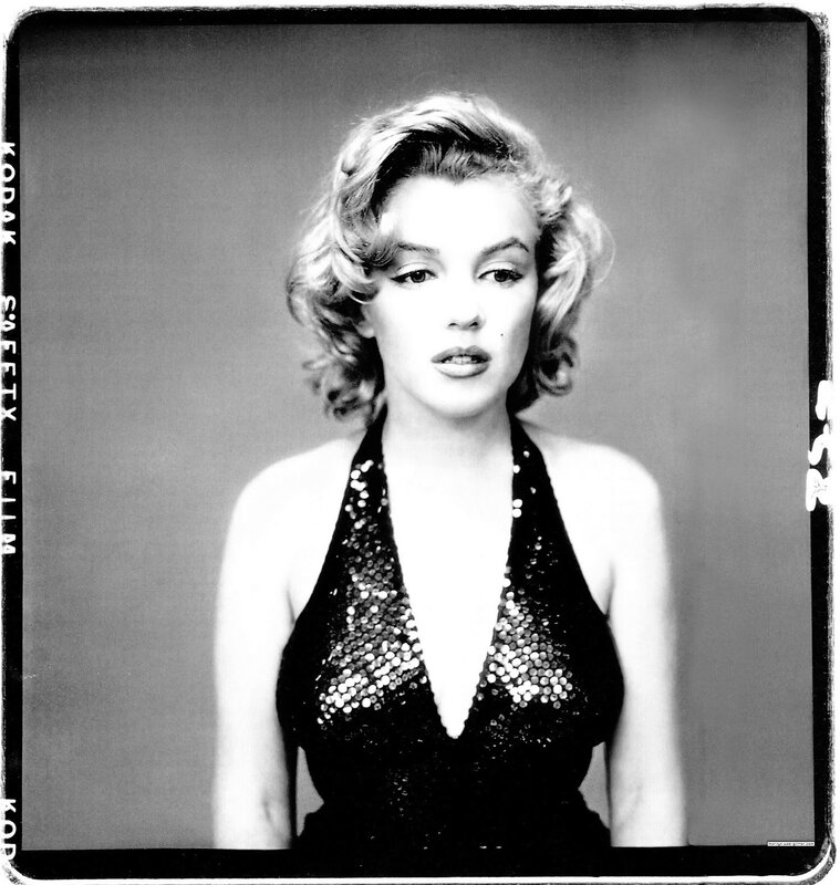 Marilyn Monroe in sequined dress