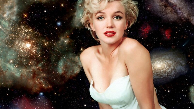 Marilyn Monroe in space