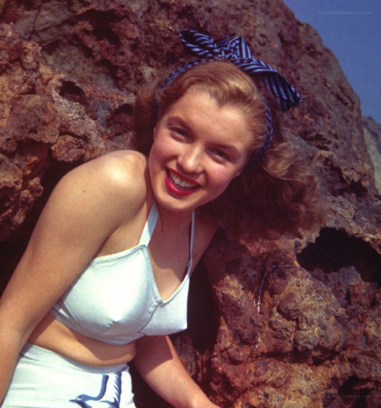 Marilyn Monroe in swimsuit