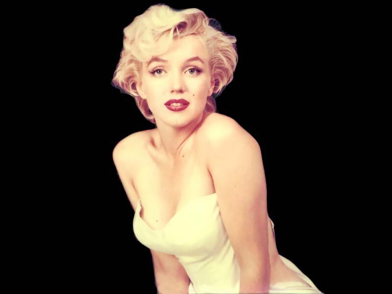 Marilyn Monroe in white dress