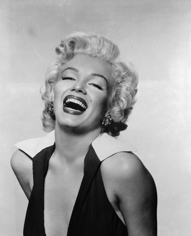 Marilyn Monroe laughing