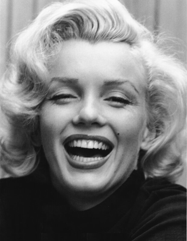 Marilyn Monroe laughing