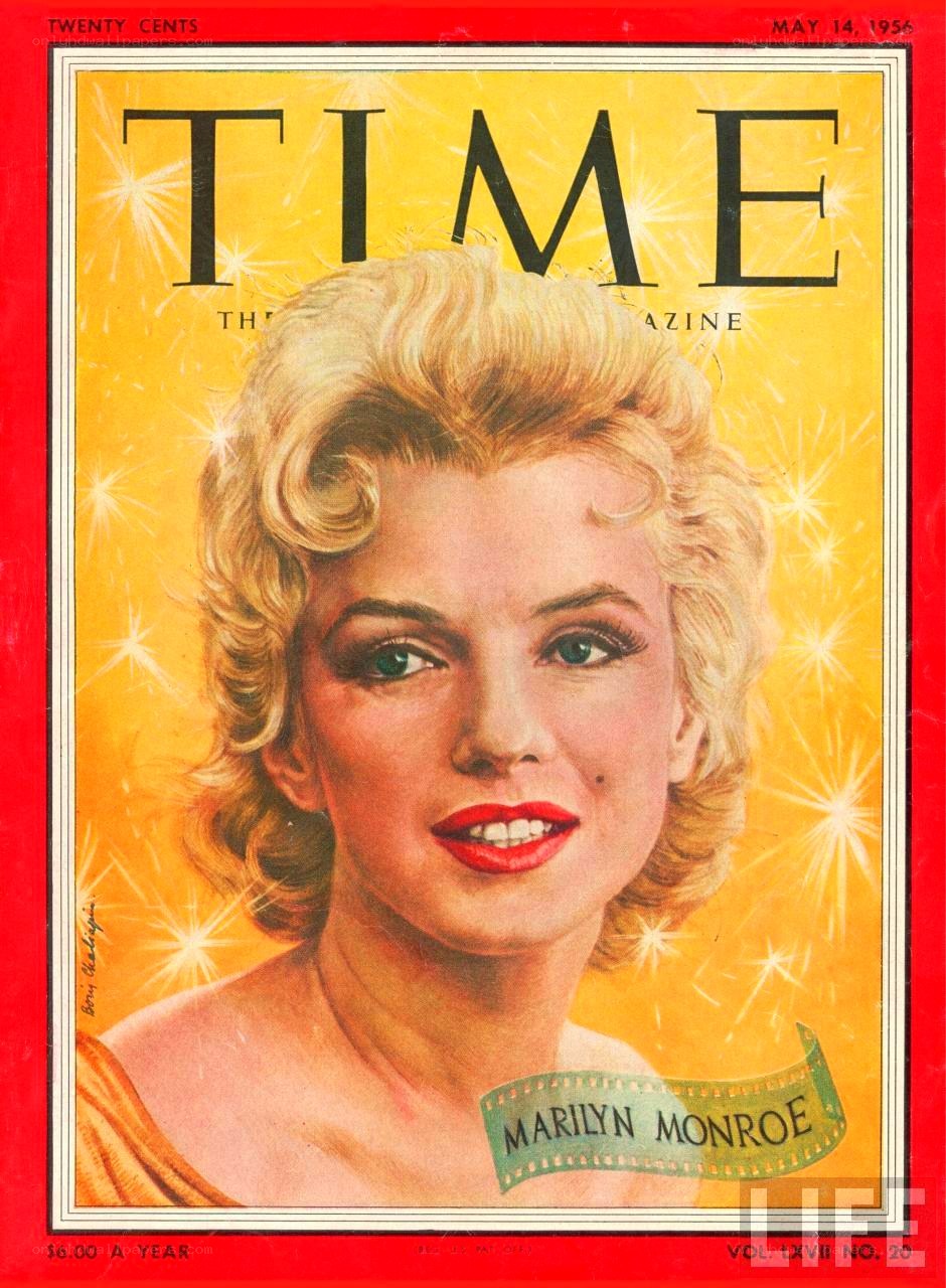 Marilyn Monroe on Time cover