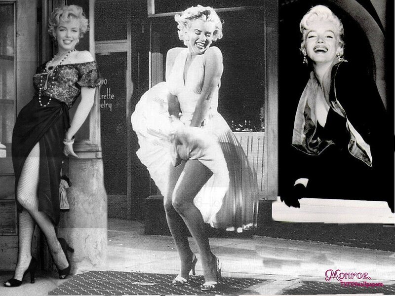 Marilyn Monroe Photos — Black, Playful
