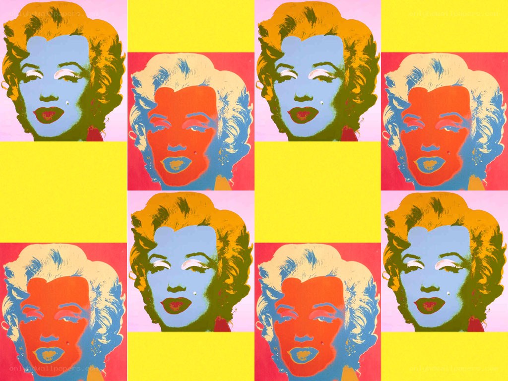 Marilyn Monroe pop art grid