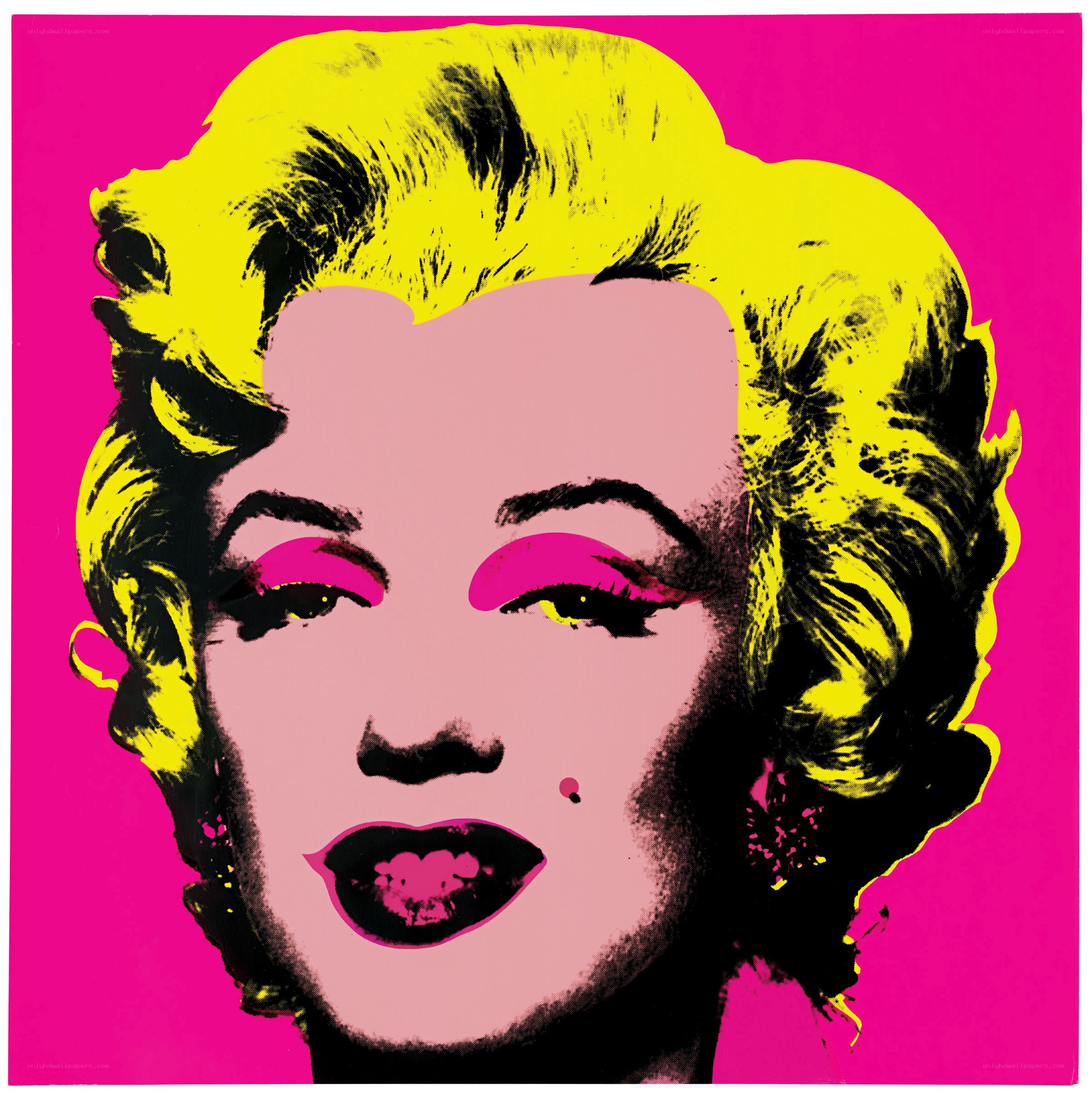 Marilyn Monroe pop art portrait