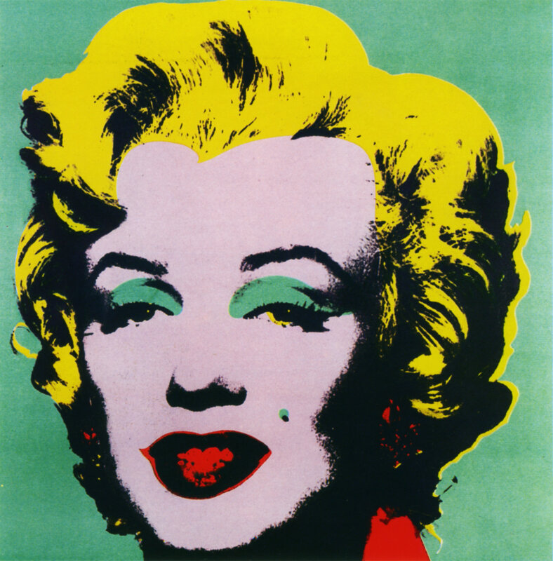 Marilyn Monroe pop art portrait