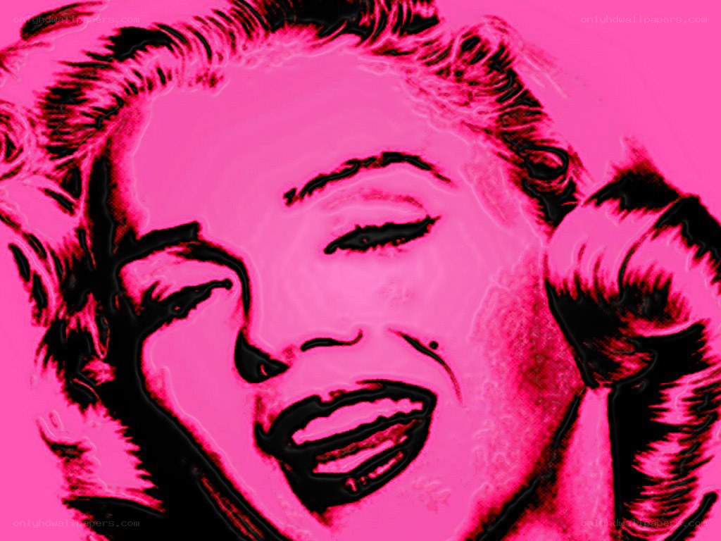 Marilyn Monroe pop art portrait