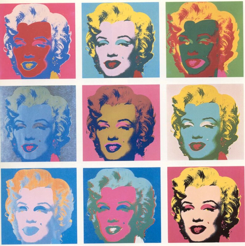 Marilyn Monroe pop art series
