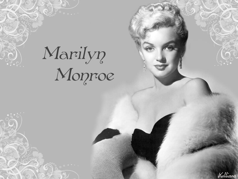 Marilyn Monroe Portrait — Black, Classic, Photograph