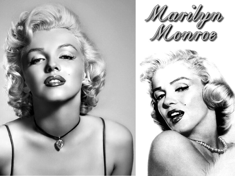 Marilyn Monroe Portrait — Black, Classic