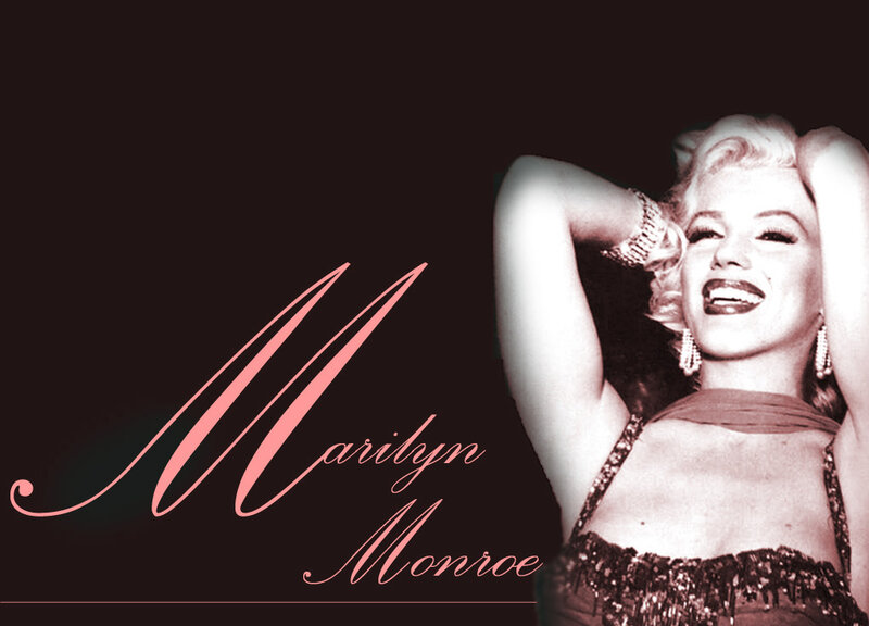 Marilyn Monroe Portrait — Black, Dramatic