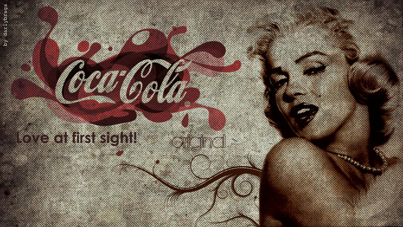 Marilyn Monroe Portrait — Brown