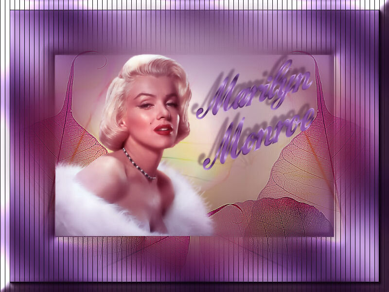 Marilyn Monroe Portrait — Purple, Glamorous