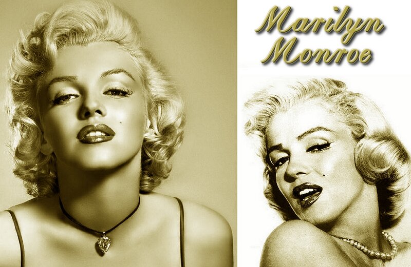 Marilyn Monroe Portrait — Sepia