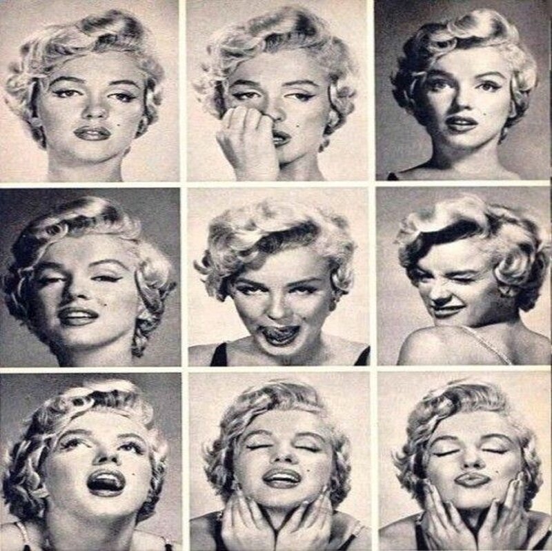 Marilyn Monroe Portraits — Black, Neutral