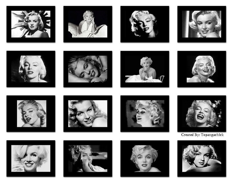 Marilyn Monroe Portraits — Black