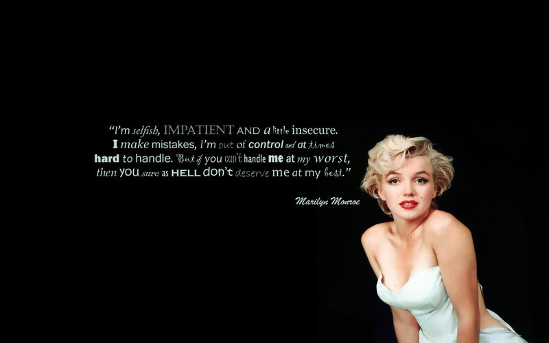 Marilyn Monroe quote