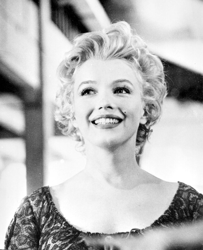 Marilyn Monroe smiling