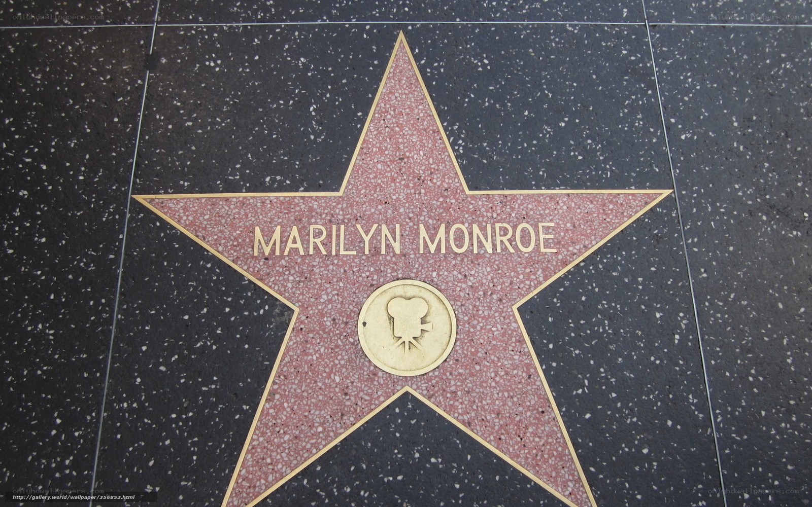 Marilyn Monroe star on Hollywood Walk of Fame