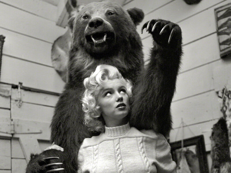 Marilyn Monroe with Bear
