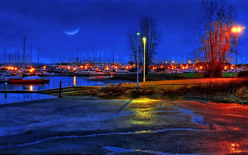 Marina at Night