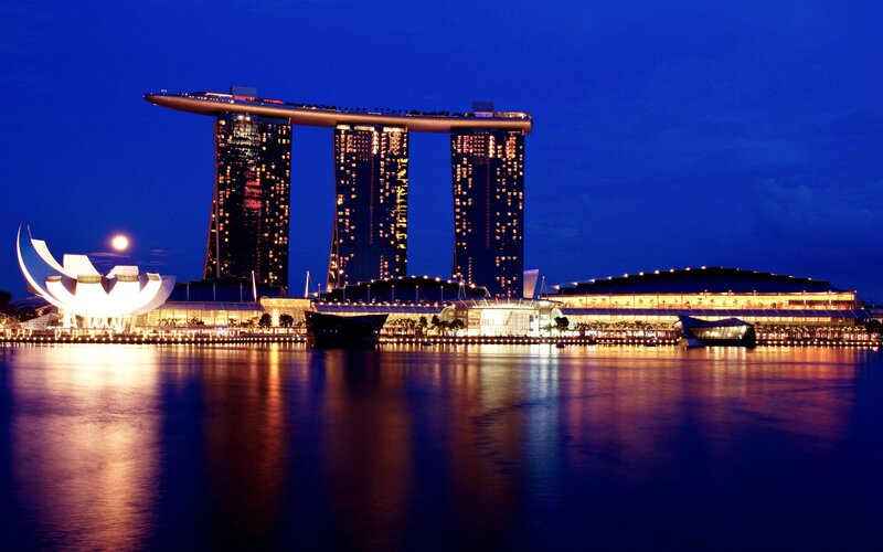 Marina Bay Sands at night