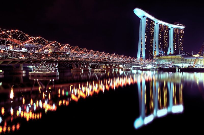 Marina Bay Sands at night