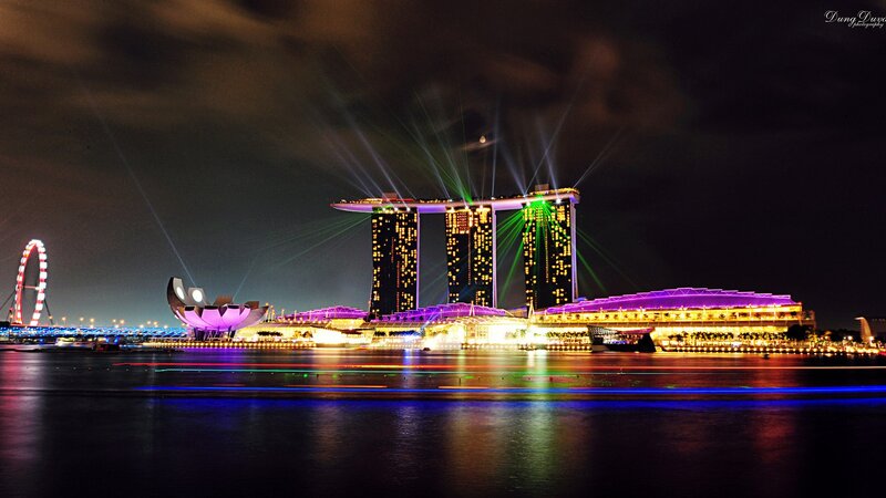 Marina Bay Sands at night