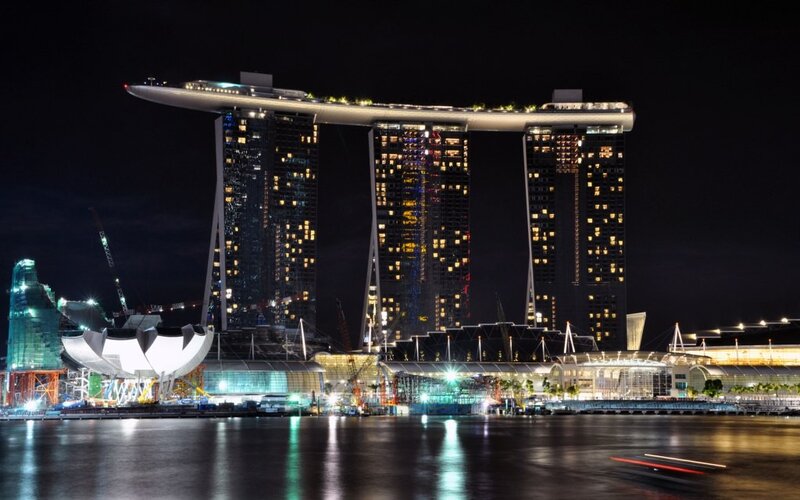 Marina Bay Sands at night