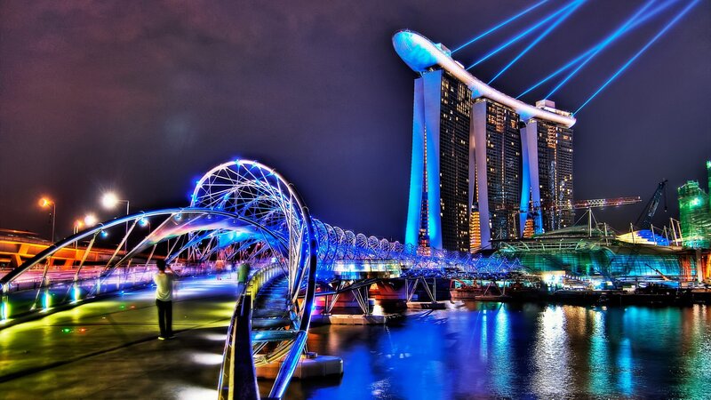 Marina Bay Sands at night