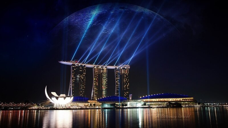 Marina Bay Sands at night