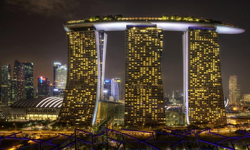 Marina Bay Sands at night