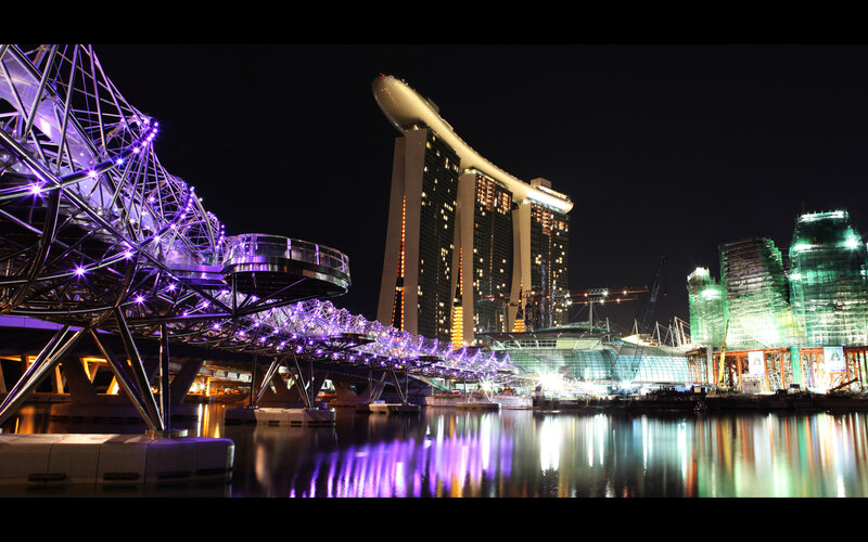 Marina Bay Sands at night