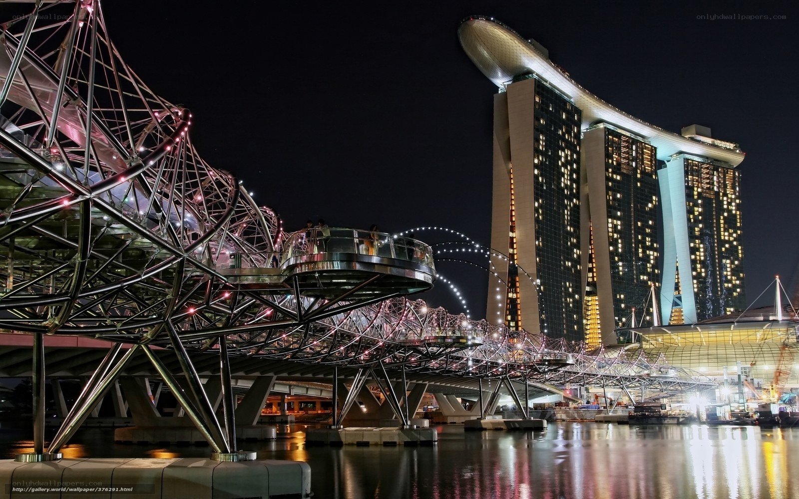 Marina Bay Sands at night