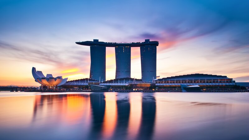 Marina Bay Sands — Blue