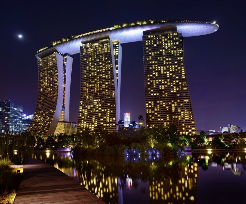 Marina Bay Sands Hotel — Black, Serene