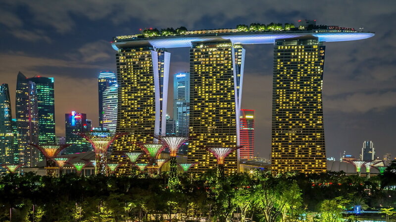 Marina Bay Sands Hotel — Yellow