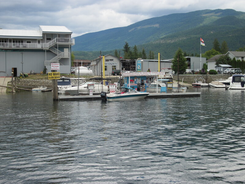 Marina with Boats — Blue, Calm, Afternoon, Photograph, Mountains