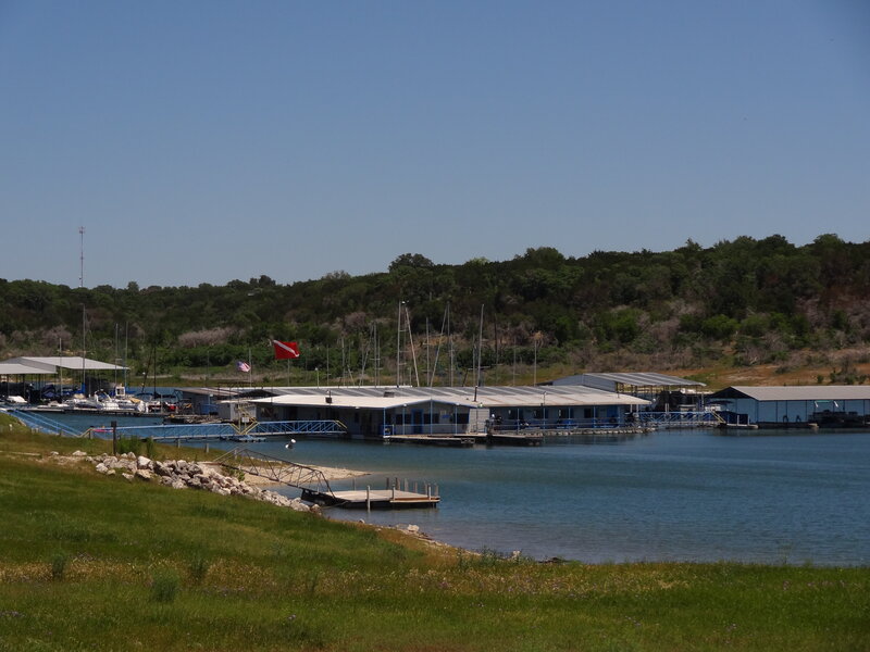 Marina with Boats — Blue, Calm, Afternoon, Photograph