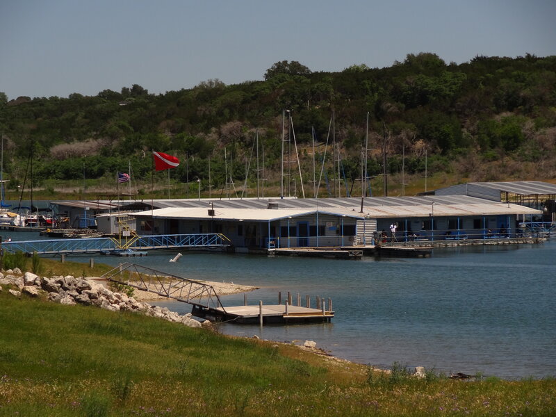 Marina with Boats — Blue, Calm, Afternoon