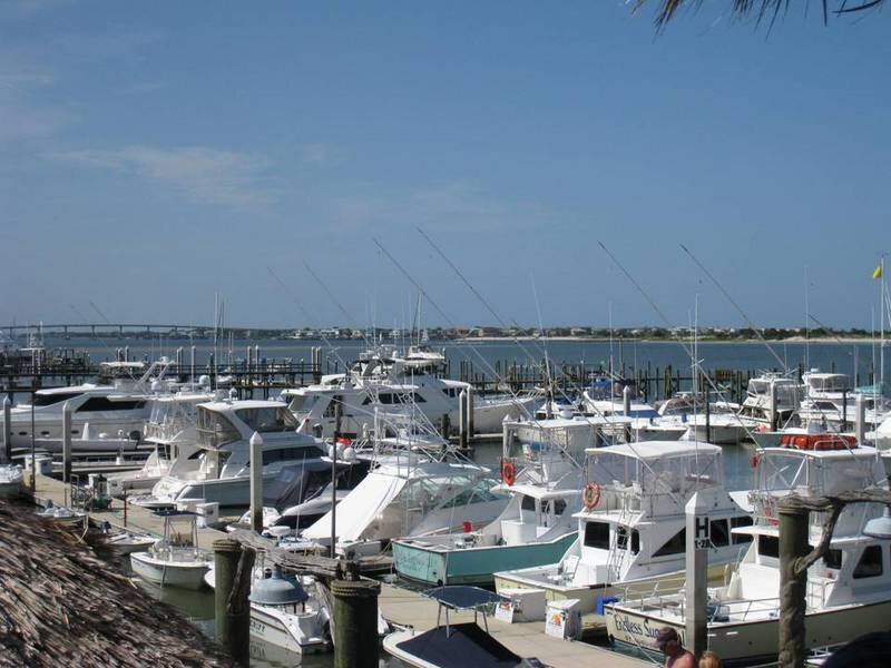 Marina with Boats — Blue, Calm