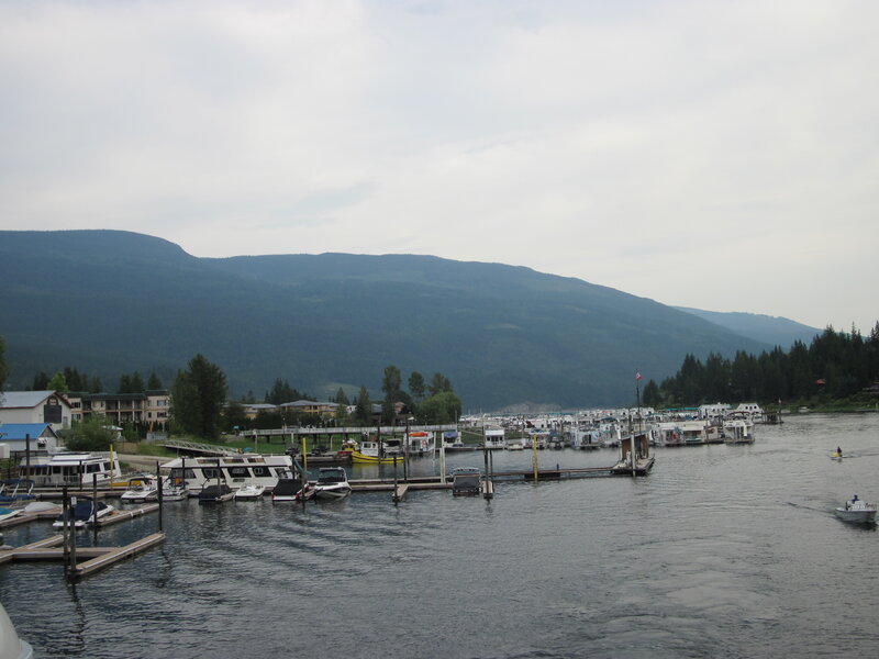 Marina with Boats — Gray