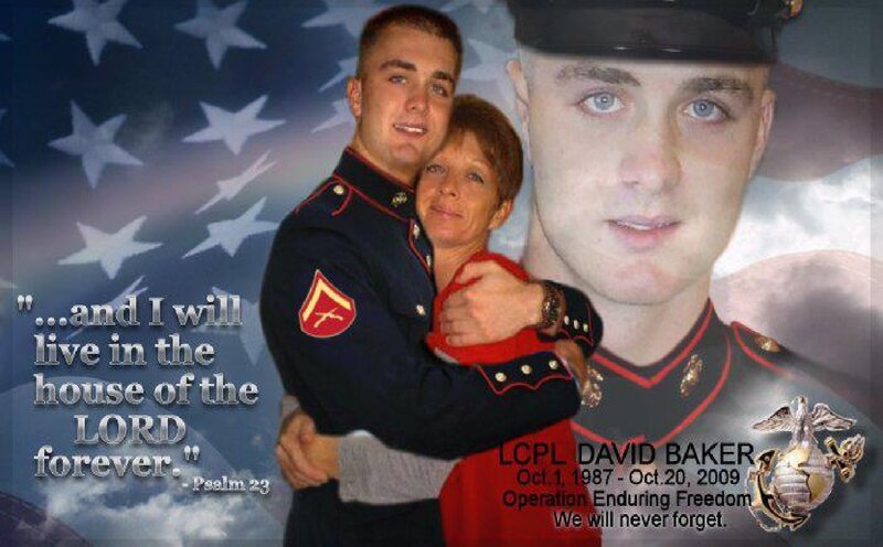 Marine and Woman Hugging