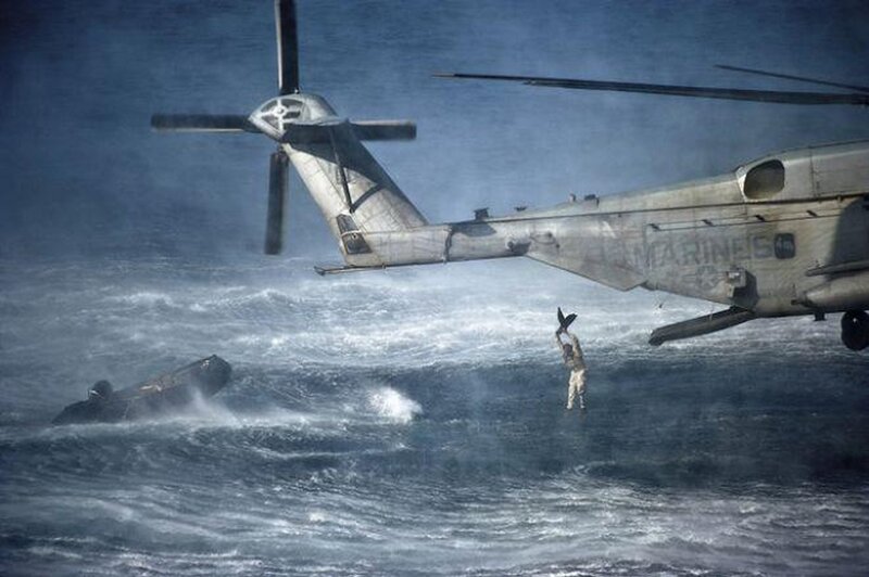 Marine Being Rescued
