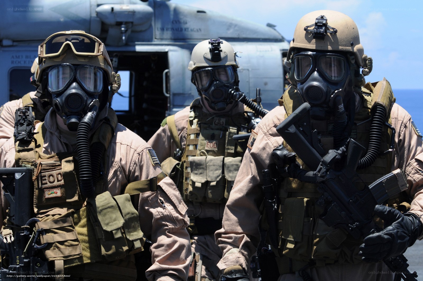 Marine Corps EOD team in action