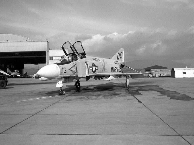 Marine Corps fighter jet on tarmac