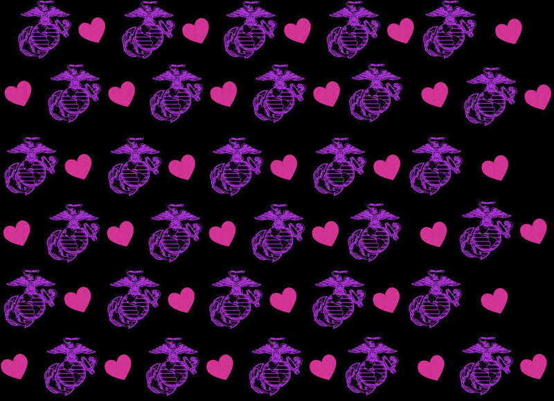Marine Corps hearts pattern