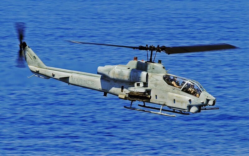 Marine Corps Helicopter — Blue