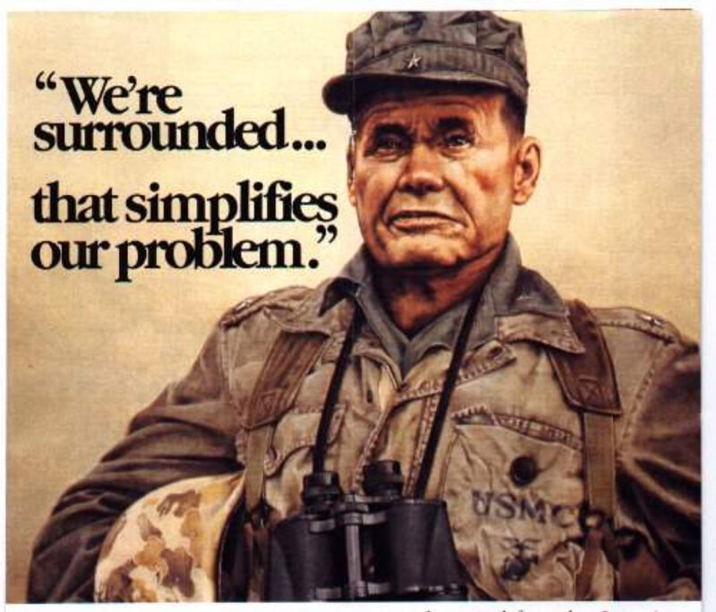 Marine Corps recruitment poster